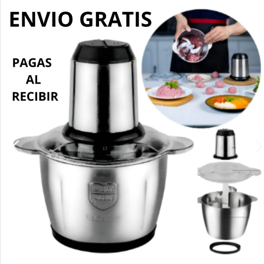 PICATODO  3 LITROS ELECTRICO PROCESADOR DE ALIMENTOS